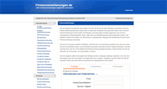 Desktop Screenshot of firmenversicherungen.de